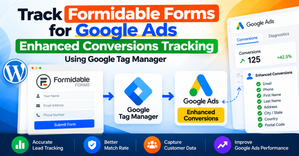 How to Track Formidable Forms for Google Ads Enhanced Conversions Using Google Tag Manager