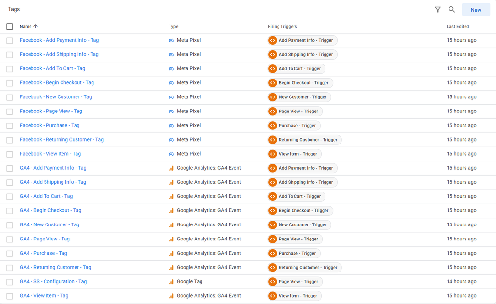 Google Tag Manager browser-side Facebook Pixel event tracking setup